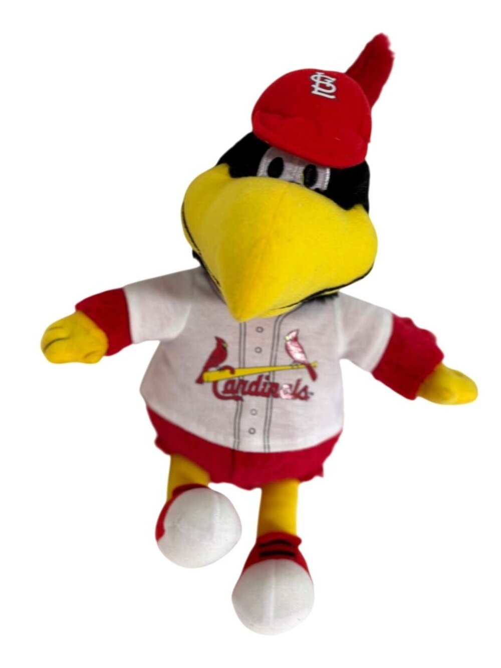 MLB Mascot St Louis Cardinals With Tee Plush Stuffed ANimal Doll Toy 15 in Tall